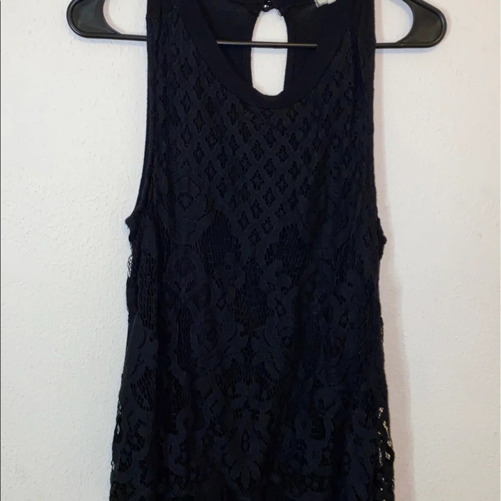 Lace tank top